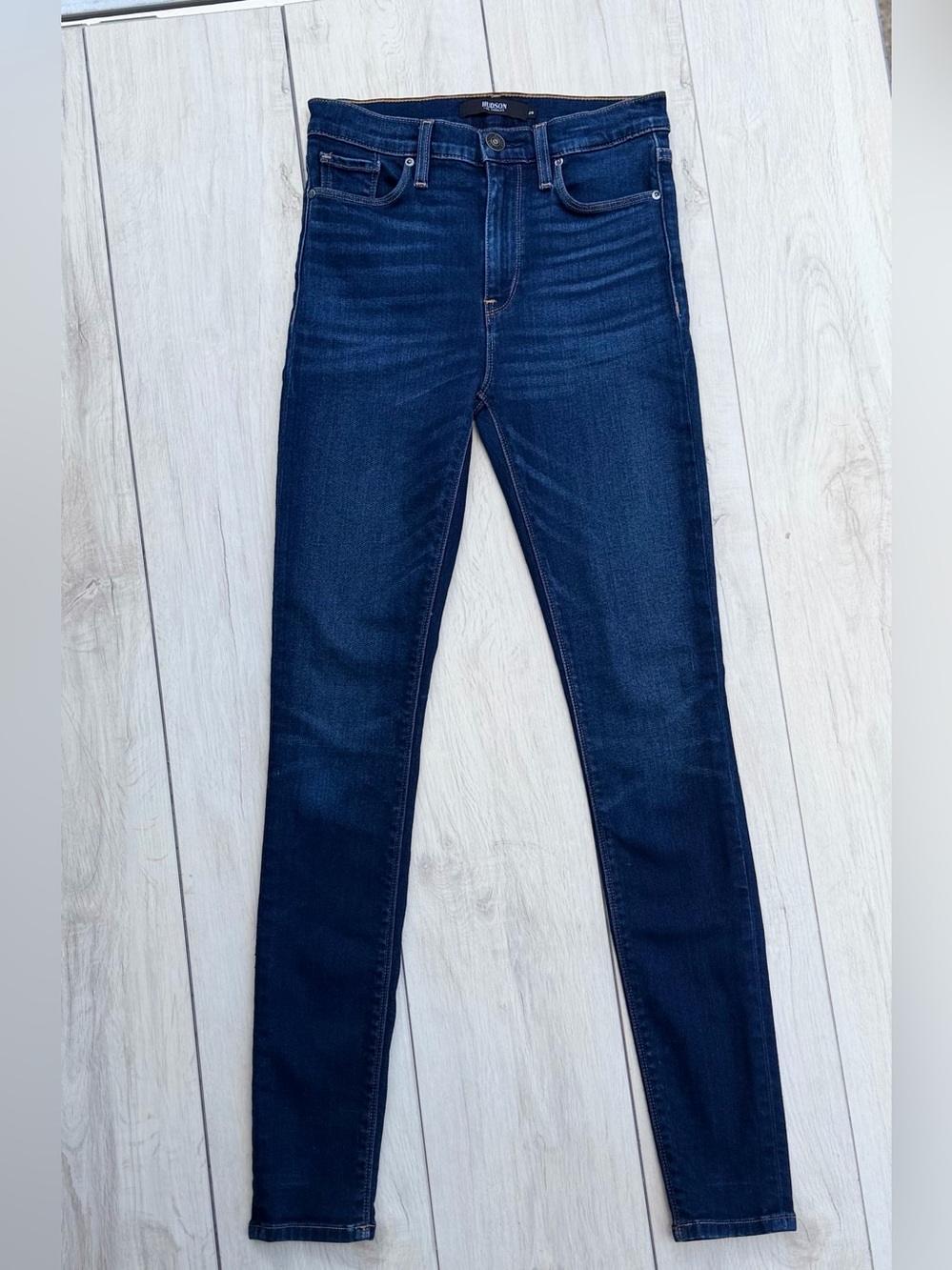 Hudson Jeans Women's High Rise Skinny Jeans in Dark Blue 25 NWOT